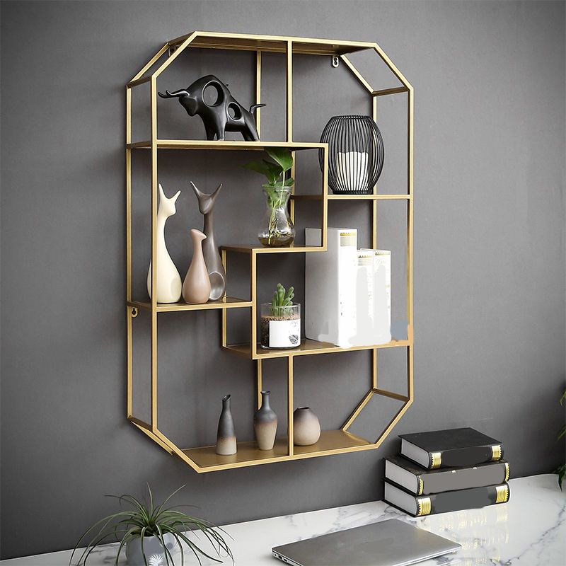 7.1" Wide Shelf Bookcase 5 Levels Metal Book Shelf Wall Mounted Clearhalo 'Bookcases' 'furn' 'furn_bookcases' 'Furniture' 'Office Furniture' 1200x1200_d5c40622-e8dd-453d-b5f9-261e2e426cbf