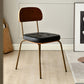 Contemporary Upholstered Armless Chair Indoor Faux Leather Dining Chair