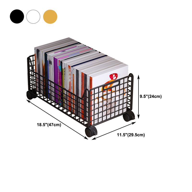 Libreria per scaffali orizzontali del libro di metallo, 11.61 "W x 9.45" H