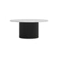 Glam Pedestal Coffee Table Wood Round Cocktail Table for Living Room Clearhalo 'Coffee & Accent Tables' 'Coffee Tables' 'coffee_tables' 'furn' 'furn_coffee_tables' 'Furniture' 'Living Room Furniture' 1200x1200_d5ca23a0-966a-4802-a77d-b7813d05e14c