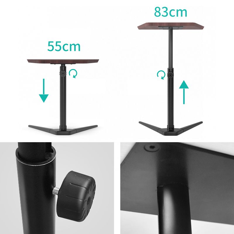 Conviador de escritorio de pedestal contemporáneo Desk de oficina de madera