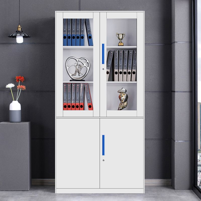 Classical Vertical File Cabinet Metal Filing Cabinet with Storage Shelves Clearhalo 'Filing Cabinets' 'filling_cabinets' 'furn' 'furn_filling_cabinets' 'Furniture' 'Office Furniture' 1200x1200_d5ca82f5-a04c-4abc-8531-05c80d4ee312