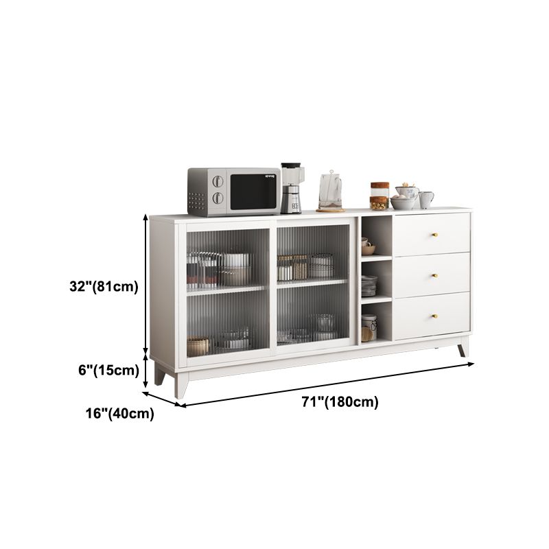 Ritmo rettangolare sideboard mobile da cucina in legno contemporaneo