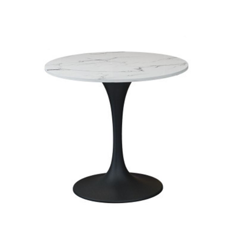 Round Pedestal Base Dining Table Modern Stone Table for Milk Tea Shop Clearhalo 'Dining Tables & Seating' 'Dining Tables' 'dining_table' 'furn' 'furn_dining_table' 'Furniture' 'Kitchen & Dining Furniture' 1200x1200_d5cd2ab1-1290-4293-8b45-caf14e1fcf8a