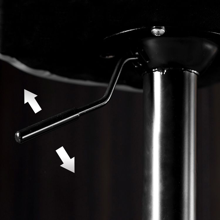 Adjustable Height Leather Footrest Bar Stool Matte Finish 31.49'' Low Back Stool Clearhalo 'Bar Furniture' 'Bar Stools' 'bar_stools' 'furn' 'furn_bar_stools' 'furniture_bar_stools' 'Kitchen & Dining Furniture' 'kitchen&dining_furn' 'kitchen' 'kitchen_furn' Furniture' 1200x1200_d5cfaaeb-80d1-477b-b147-22187db34e0f