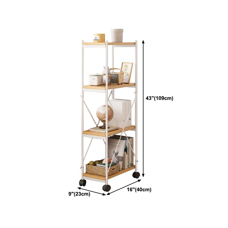 Libreria in stile moderno libreria aperta in legno per l'uso dell'ufficio