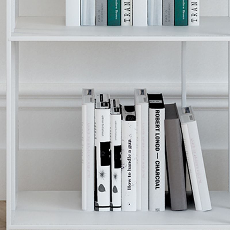 Open Metal Bookcase Modern Book Shelf with Rectangular Shelves Clearhalo 'Bookcases' 'furn' 'furn_bookcases' 'Furniture' 'furniture_bookcases' 'kitchen' 'kitchen_bookcases' 'Living Room Furniture' 'Office Furniture' 1200x1200_d5d32feb-45d8-413b-97a8-33e18ab3fd31