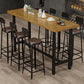 Armless Dining Stool Contemporary Bar Stool with Black Metal Base Clearhalo 'Bar Furniture' 'Bar Stools' 'bar_stools' 'furn' 'furn_bar_stools' 'Furniture' 'Kitchen & Dining Furniture' 1200x1200_d5d33e4c-1dcb-4bc1-911d-1279a1e2f649