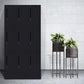 Black Steel Wardrobe with Hinged Door Industrial Storage Cabinet for Bathroom Clearhalo 'Armoires & Wardrobes' 'armoires_wardrobes' 'Bedroom Furniture' 'furn' 'furn_armoires_wardrobes' 'Furniture' 1200x1200_d5d3cd94-ee8c-4c6a-aef5-a04ee23117fc