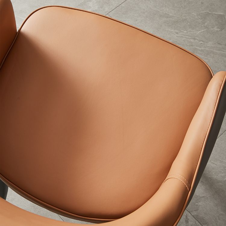 Nordic Style Metal Dining Chairs Dining Open Back Arm Side Chair for Kitchen Clearhalo ' kitchen&dining_furn' 'Dining Chairs' 'Dining Tables & Seating' 'dining_chair' 'furn' 'furn_dining_chair' 'Furniture' 'furniture_dining_chair' 'Kitchen & Dining Furniture' 'kitchen' 1200x1200_d5d43d6f-f995-46fa-b121-0d39d71d28bd