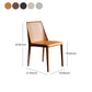 Contemporary Leather Dining Side Chairs Armless Solid Back Chair Clearhalo 'Dining Chairs' 'Dining Tables & Seating' 'dining_chair' 'furn' 'furn_dining_chair' 'Furniture' 'furniture_dining_chair' 'Kitchen & Dining Furniture' 1200x1200_d5d70f12-741b-42a5-a538-d1af5fae5a58
