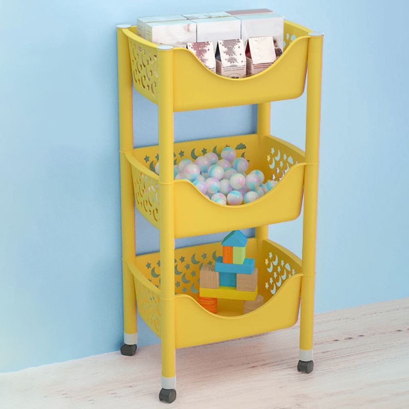 Modern Antique Finish Shelf Bookcase Plastic Standard Bookshelf with Shelves