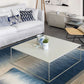 Mid-Century Modern Iron Square Coffee Table with Frame Base Coffee Table Clearhalo 'Coffee & Accent Tables' 'Coffee Tables' 'coffee_tables' 'furn' 'furn_coffee_tables' 'Furniture' 'Living Room Furniture' 1200x1200_d5d77433-3971-44b6-b77e-507894fd1d0b