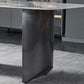 Metal Traditional Luxury Rectangle Table Sintered Stone Top Indoor Table for Home Clearhalo ' dining_table' 'Dining Tables & Seating' 'Dining Tables' 'furn' 'furn_dining_table' 'Furniture' 'furniture_dining_table' 'Kitchen & Dining Furniture' 'kitchen&dining_furn' 'kitchen' 'kitchen_dining_table' 1200x1200_d5dcd69e-5fbd-4d1a-add4-cd8e35a71d29