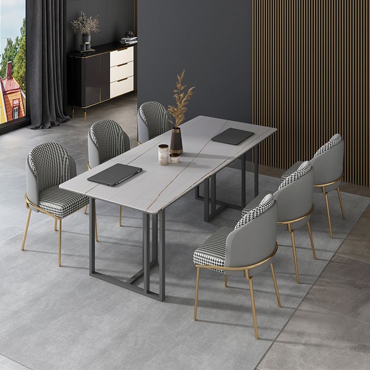 Tavolo da scrittura a casa di pietra sinterizzata tavola di incontri fissi industriale