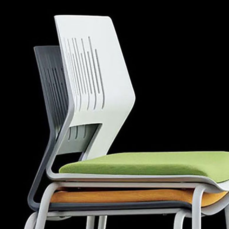 Moderne plastic en mesh -bureaustoel met mid -back huis bureau stoel