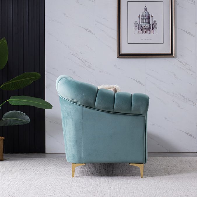 Luxury Style Velvet Chaise Lounge Bedroom Rolled Arms Chaise Clearhalo 'Chairs & Seating' 'Chaise Lounge' 'chaise_lounge' 'furn' 'furn_chaise_lounge' 'Furniture' 'Living Room Furniture' 1200x1200_d5ddd28e-dbee-4960-ab65-69d3fa964321