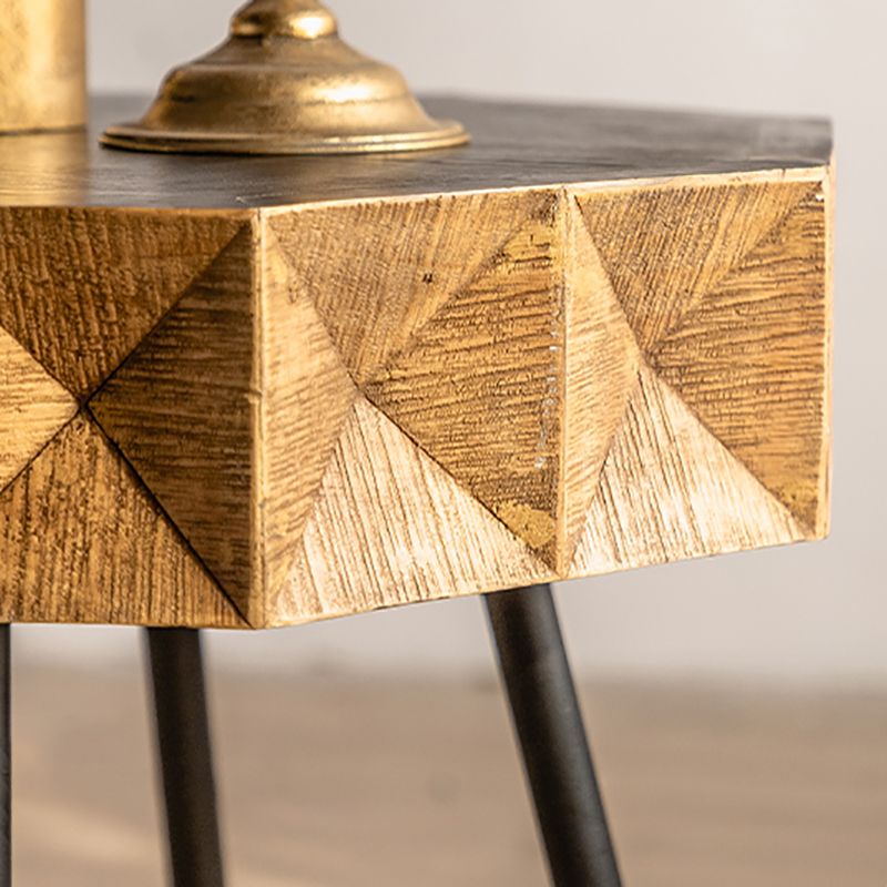 Tavolino laterale di campagna francese completamente assemblato tavolo laterale dell'accento per camera da letto