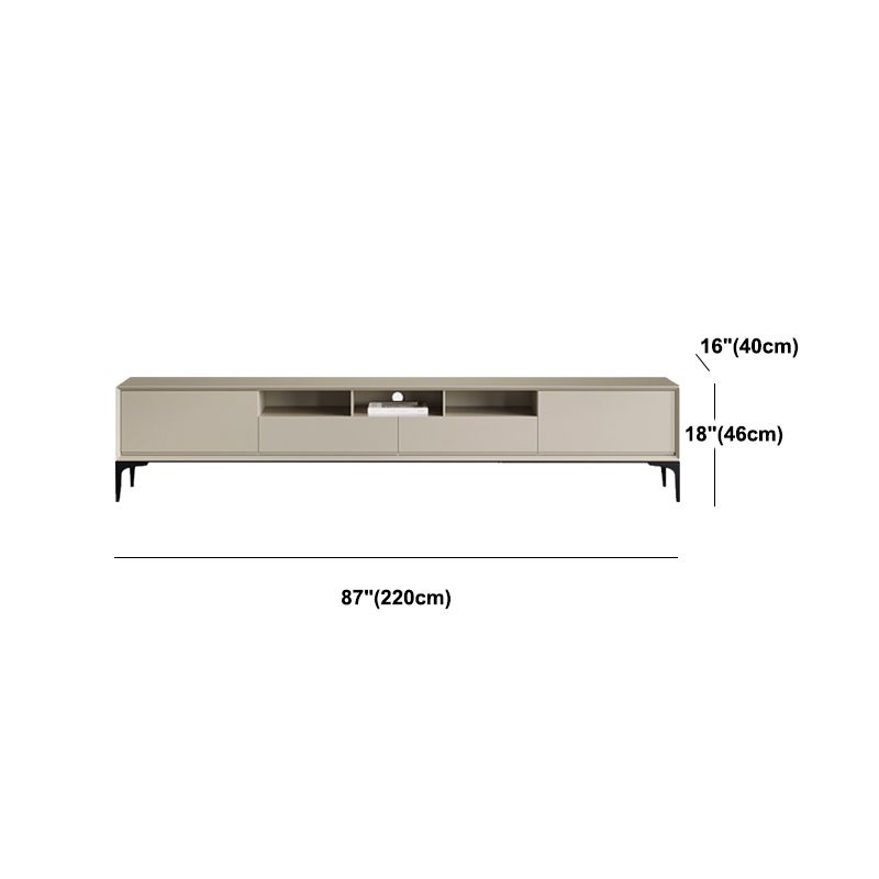 Console TV in legno e in metallo MODERNO MODERNO MODERNO CAIMET TV Open Car stoccaggio