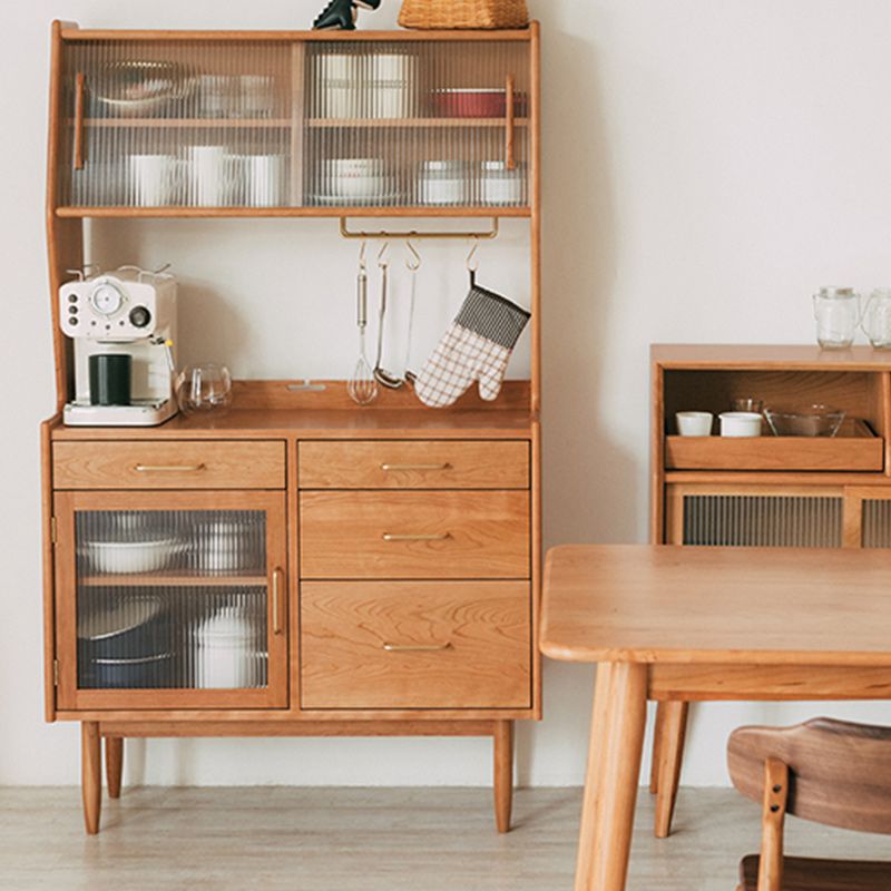 64.96 "H Sideboard zeitgenössischer Stil Masster Holz Speiseselut für Küchen Wohnzimmer