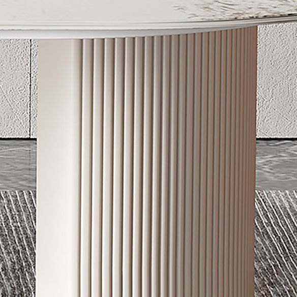 Modern Sintered Stone Dining Room Set with Rectangle Top and White Base Furniture Clearhalo 'Dining Room Sets' 'Dining Tables & Seating' 'dining_room_set' 'furn' 'furn_dining_room_set' 'Furniture' 'furniture_dining_room_set' 'Kitchen & Dining Furniture' 'kitchen&dining_furn' 'kitchen' 1200x1200_d5e5c777-c77f-4cb2-93be-08720c0f10b5