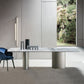 Metal Traditional Luxury Rectangular Dining Table Sintered Stone Table with Metal Legs Clearhalo ' dining_table' 'Dining Tables & Seating' 'Dining Tables' 'furn' 'furn_dining_table' 'Furniture' 'furniture_dining_table' 'Kitchen & Dining Furniture' 'kitchen&dining_furn' 'kitchen' 'kitchen_dining_table' 1200x1200_d5e6b9c6-e28f-4cc4-b003-00d829b70fe5