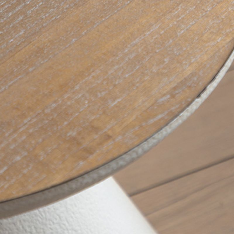 French Country Round End Table 18.9" Tall Pedestal Distressed Side Table Clearhalo 'Coffee & Accent Tables' 'End & Side Tables' 'end_side_tables' 'furn' 'furn_end_side_tables' 'Furniture' 'Living Room Furniture' 1200x1200_d5e8fea8-64ea-44be-b2f2-7d69414608cc