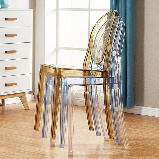 Scandinavian Style Dining Side Chair Open Back Plastic Dining Armless Chairs (Set of 4) Clearhalo ' kitchen&dining_furn' 'Dining Chairs' 'Dining Tables & Seating' 'dining_chair' 'furn' 'furn_dining_chair' 'Furniture' 'furniture_dining_chair' 'Kitchen & Dining Furniture' 'kitchen' 1200x1200_d5e9fb1b-e5c0-4f96-93fb-1cfa797355ed