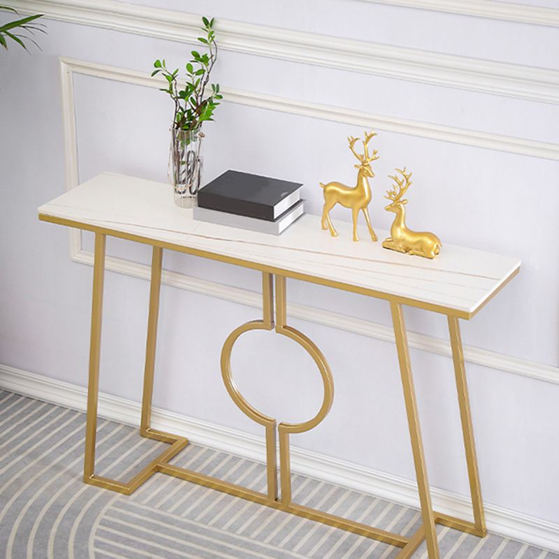 Tabla de acento de consola moderna Tabla de sofá de acabado antiguo