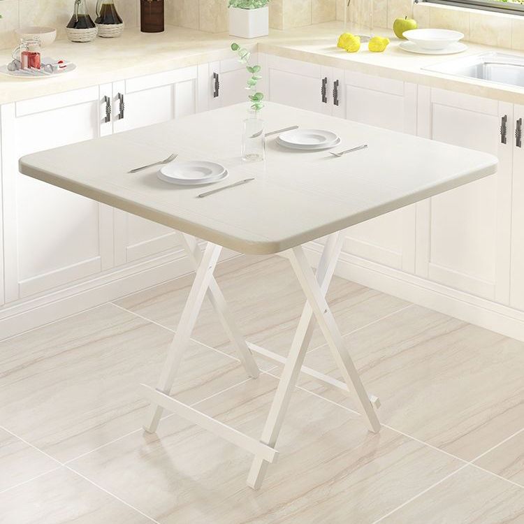 Industrial Extendable MDF Dining Table Square Standard Dining Table for Kitchen Clearhalo ' dining_table' 'Dining Tables & Seating' 'Dining Tables' 'furn' 'furn_dining_table' 'Furniture' 'furniture_dining_table' 'Kitchen & Dining Furniture' 'kitchen&dining_furn' 'kitchen' 'kitchen_dining_table' 1200x1200_d5ed41a4-1d87-4bc5-b458-ca84c2a026ef