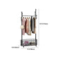 Contemporary Hall Stand Metal Shelving Included Free Standing Coat Rack