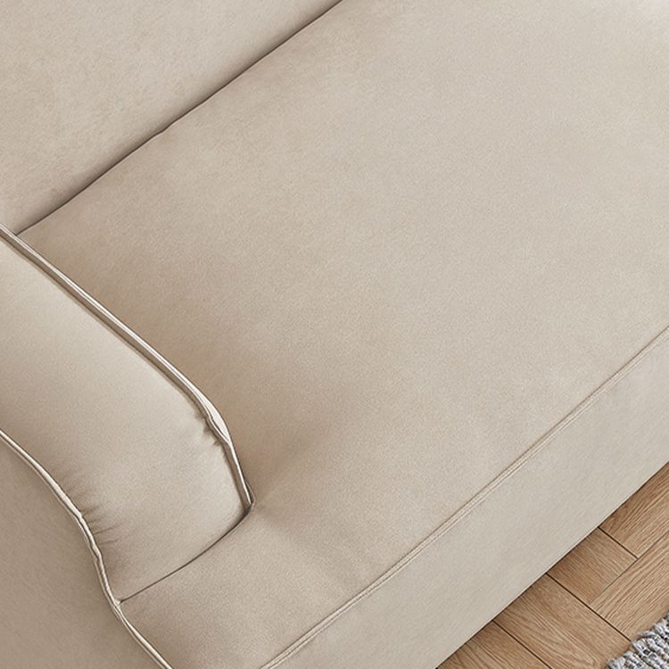 Divano braccio ad incasso beige divano standard serrato per soggiorno