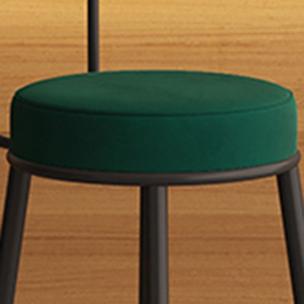 Modern Style Bar-stool Round Counter Bar Stool with Metal Legs for Kitchen Clearhalo 'Bar Furniture' 'Bar Stools' 'bar_stools' 'furn' 'furn_bar_stools' 'Furniture' 'Kitchen & Dining Furniture' 1200x1200_d5ef2ce6-c863-4a88-a0a1-481743af0bb9
