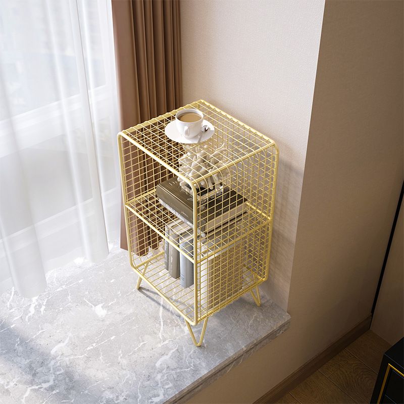 Contemporary Iron Standard Bookshelf Vertical Closed Back Bookcase for Home Clearhalo 'Bookcases' 'furn' 'furn_bookcases' 'Furniture' 'furniture_bookcases' 'Office Furniture' 1200x1200_d5ef6c05-ccb7-4393-86a4-682f1f342a3a