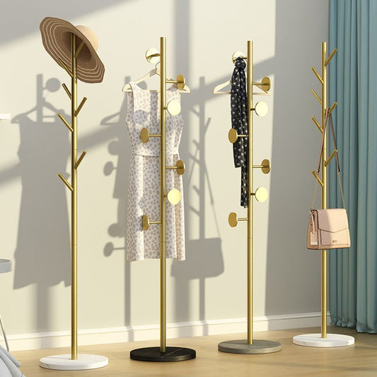 Zeitgenössischer Ständer Deck Rack Eingangshaken Metallbedeckung für Schlafzimmer