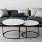 Round Nesting Coffee Table Modern Minimalist Slate Coffee Table Clearhalo 'Coffee & Accent Tables' 'Coffee Tables' 'coffee_tables' 'furn' 'furn_coffee_tables' 'Furniture' 'Living Room Furniture' 1200x1200_d5f546dc-6942-4c41-95ee-1a053216bebb