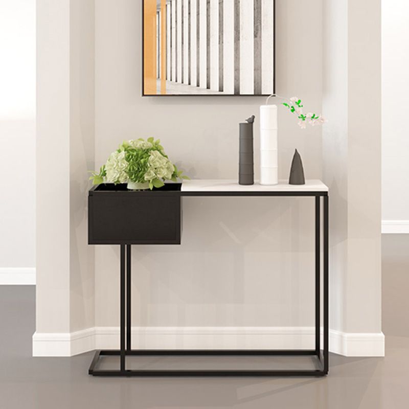 11,8 "W del tavolo della console rettangolo tavolino in metallo contemporaneo