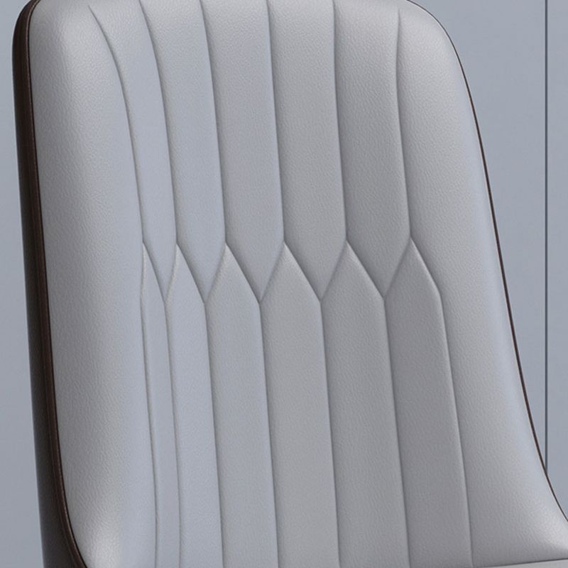 Home Scandinavian Side Chair Metal Solid Back Upholstered Dining Room Chair Clearhalo ' kitchen&dining_furn' 'Dining Chairs' 'Dining Tables & Seating' 'dining_chair' 'furn' 'furn_dining_chair' 'Furniture' 'furniture_dining_chair' 'Kitchen & Dining Furniture' 'kitchen' 1200x1200_d5fd64ab-4a37-4946-938b-1b774cf03132