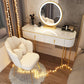 Glam Bedroom Vanity Dressing Table Wood Vanity Dressing Table Set