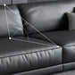 Stain-Resistant Faux Leather Sofa Square Arm Cushion Back Couch, Black Clearhalo 'furn' 'furn_sofas' 'Furniture' 'furniture_sofas' 'Living Room Furniture' 'Sofa' 'sofas' 1200x1200_d5fe2ec5-05c3-4037-9a39-f9e2b76ab80f