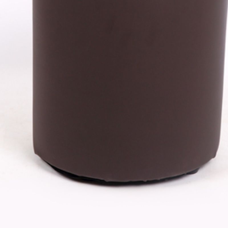 Dark Brown Modern Pouf Stain Resistant Round Pouf for Drawing Room Clearhalo 'furn' 'furn_ottomans_poufs' 'Furniture' 'Living Room Furniture' 'Ottomans & Poufs' 'ottomans_poufs' 1200x1200_d5feddbe-dade-49ab-bef7-2497fc6a5bfe