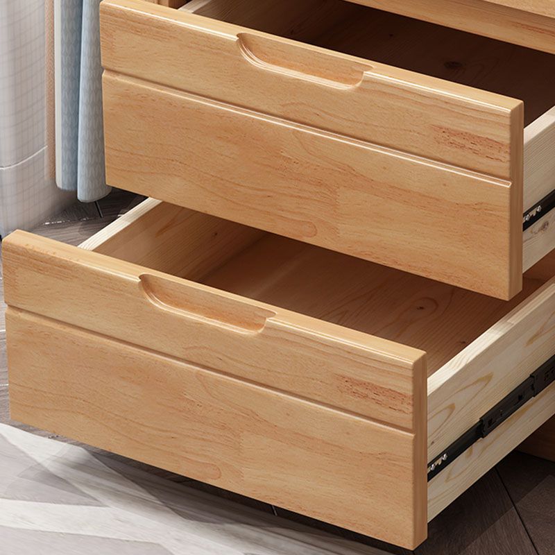 Solid Wood 2 Drawer Modern Night Table Drawer Storage Bed Nightstand Clearhalo 'Bedroom Furniture' 'furn' 'furn_night_stand' 'Furniture' 'night_stand' 'Nightstands' 1200x1200_d600b7cd-e6d6-48f1-b085-860978f8b667