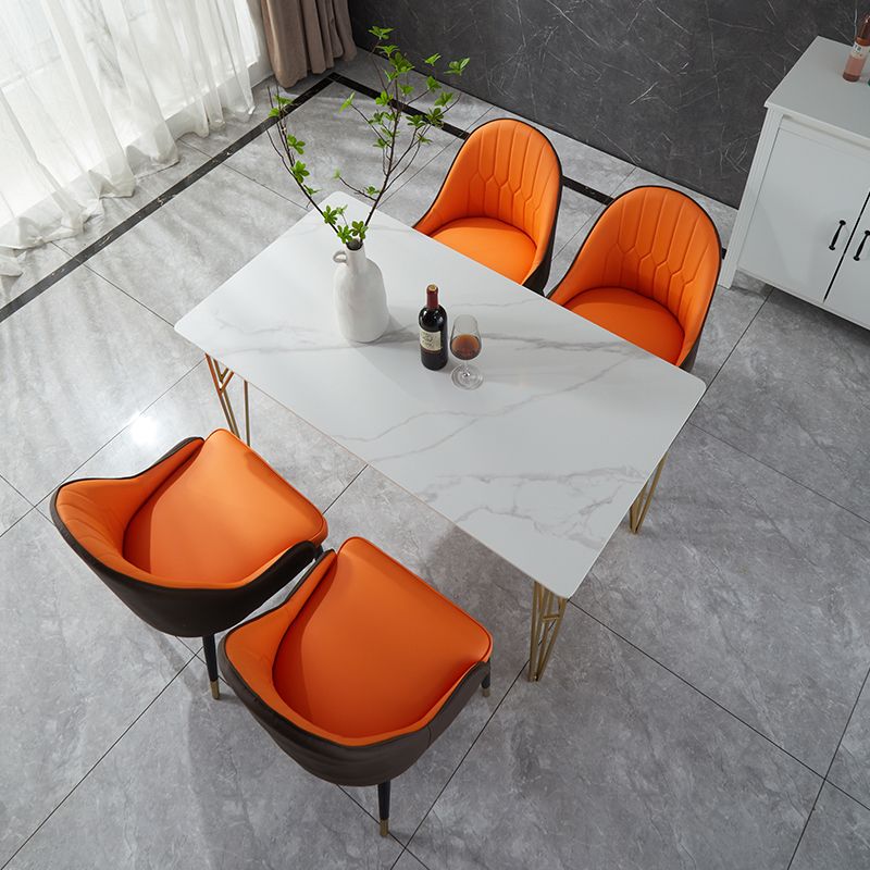 Gold Tripod Base Dining Table Stone and Metal Traditional Luxury Dining Table Clearhalo 'Dining Tables & Seating' 'Dining Tables' 'dining_table' 'furn' 'furn_dining_table' 'Furniture' 'furniture_dining_table' 'Kitchen & Dining Furniture' 'kitchen' 'kitchen_dining_table' 1200x1200_d6037821-c37f-410c-a4a2-a4defc3c13b1