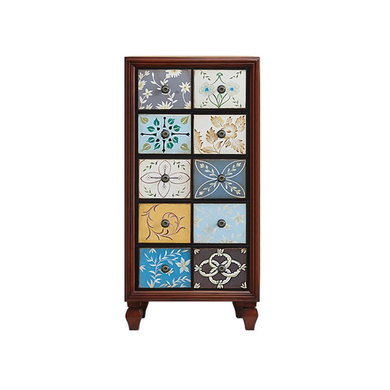 Mid-Century Modern Knobs Chest with Turned Legs Accent Chest Clearhalo 'Cabinets & Chests' 'cabinets_chests' 'furn' 'furn_cabinets_chests' 'Furniture' 'Living Room Furniture' 1200x1200_d604f920-9979-478d-8810-6374783b2e5a