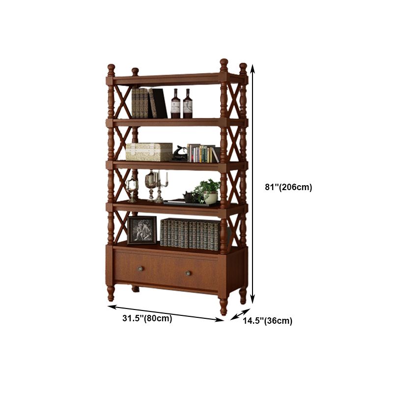 Rectangle Solid Wood Storage Bookshelf Nordic Study Room Bookcase Clearhalo 'Bookcases' 'furn' 'furn_bookcases' 'Furniture' 'Office Furniture' 1200x1200_d6051502-c8f8-4181-88a2-db0b5d87179f