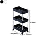 Plastic Bookshelf Contemporary Style Bookcase Open Shelf Bookcase for Study Room Office