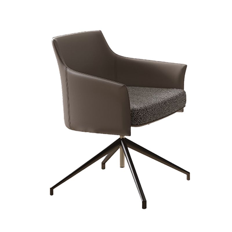 ミッドバックオフィスチェアコンテンポラリースイベルローリングタスクチェア