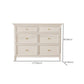 Wooden Storage Chest Dresser Classic Glam Dresser for Bedroom