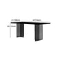 Modern 1/3/4/5 Pieces Dining Set Rectangle Acrylic Dining Table Furniture for Dining Room Clearhalo 'Dining Room Sets' 'Dining Tables & Seating' 'dining_room_set' 'furn' 'furn_dining_room_set' 'Furniture' 'furniture_dining_room_set' 'Kitchen & Dining Furniture' 'kitchen&dining_furn' 'kitchen' 1200x1200_d6145c6c-c3ec-4b65-83b7-39795c642013