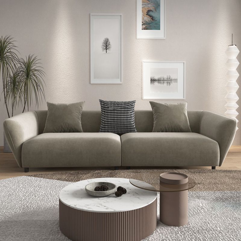 28.35" Scandinavian Faux Leather Gray 2-5 Seater Tuxedo Arm Sofa Clearhalo 'furn' 'furn_sofas' 'Furniture' 'furniture_sofas' 'kitchen' 'kitchen_sofas' 'Living Room Furniture' 'Sofa' 'sofas' 1200x1200_d6147553-44de-488c-bb26-397787ea18c9